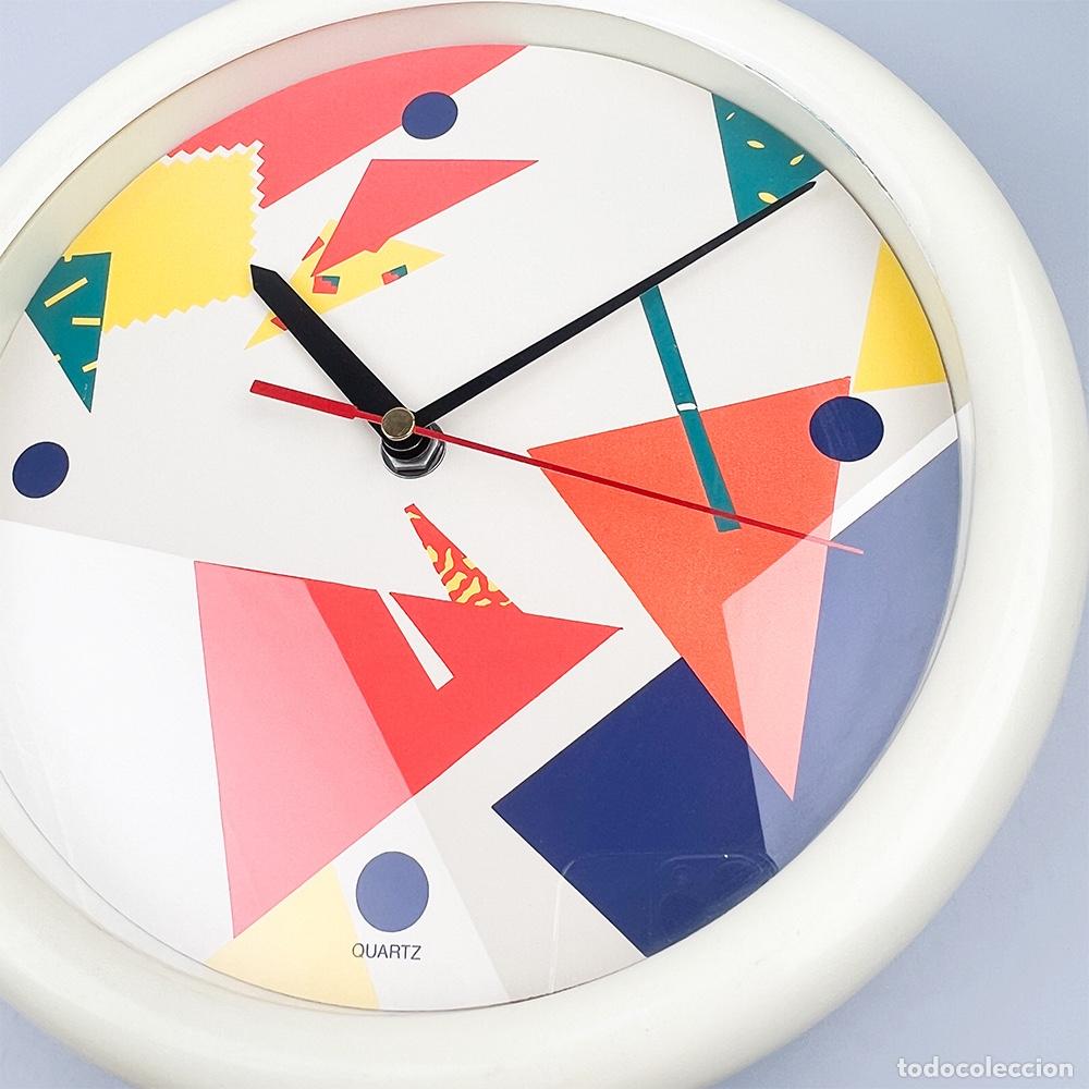 Vintage: Reloj de pared postmoderno, 1980s - Foto 5