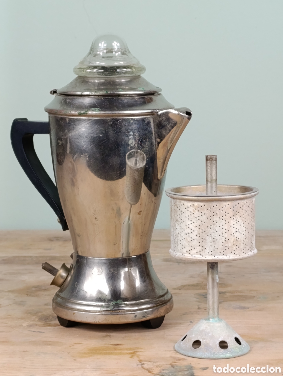 Vintage: Cafetera El&eacute;ctrica - A&ntilde;os 30/40 - Foto 2