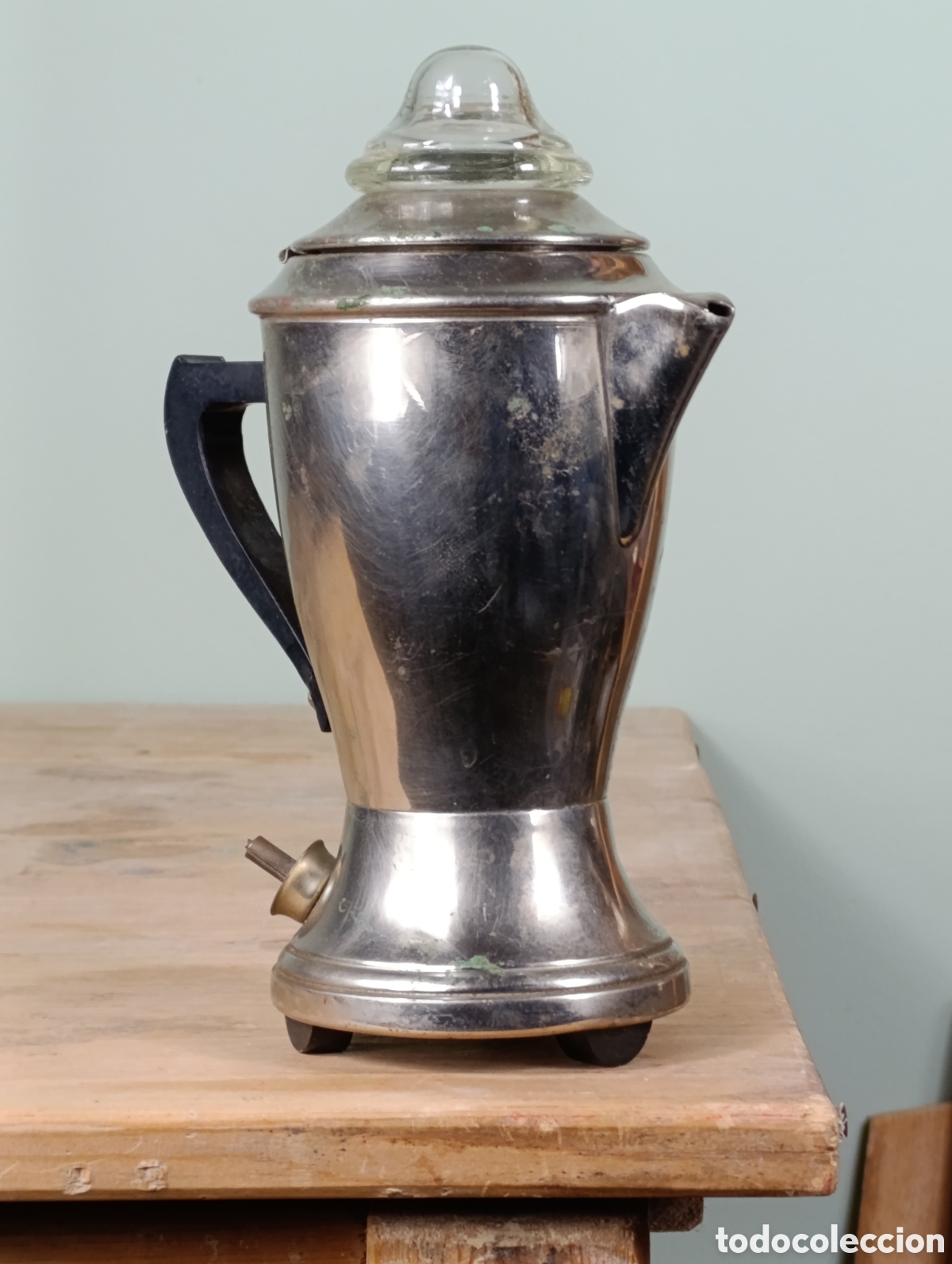 Vintage: Cafetera El&eacute;ctrica - A&ntilde;os 30/40 - Foto 4