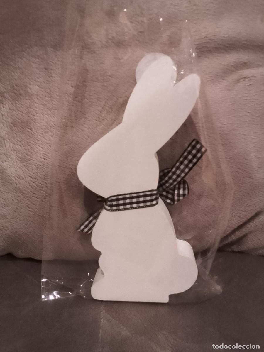 Vintage: Figura de conejo en madera