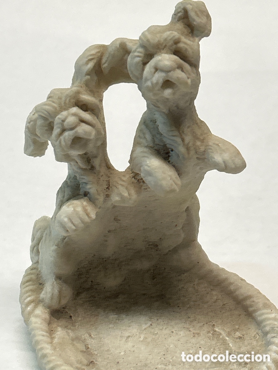 Vintage: Figura perritos saltando - Foto 4
