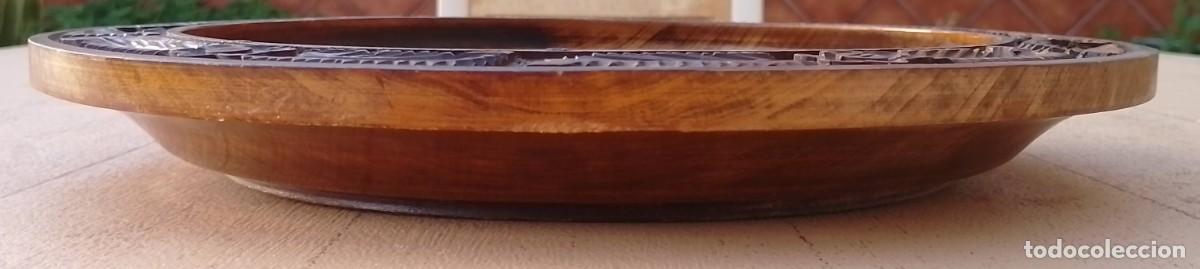 Vintage: Plato Tallado en Madera - Foto 10