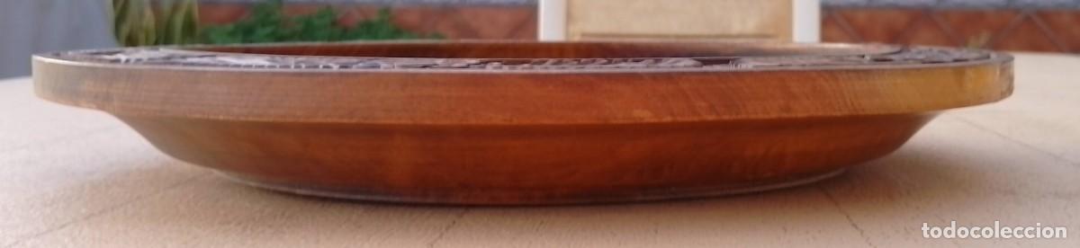 Vintage: Plato Tallado en Madera - Foto 11
