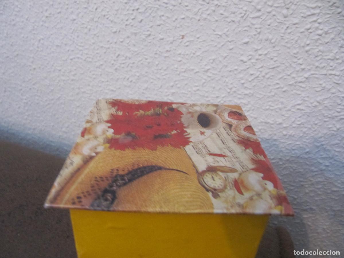 Vintage: JOYERO MADERA CARTON FORRADO - Foto 3