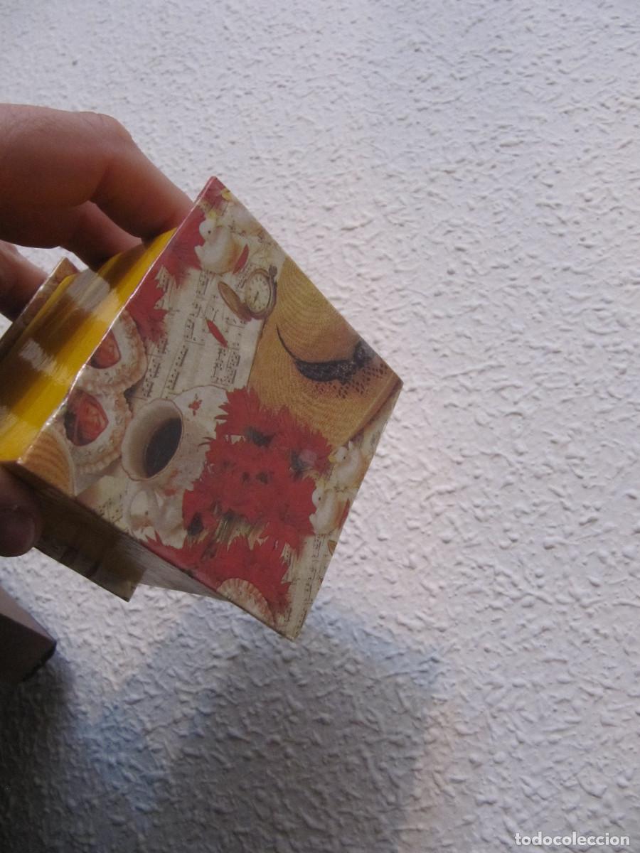 Vintage: JOYERO MADERA CARTON FORRADO - Foto 6