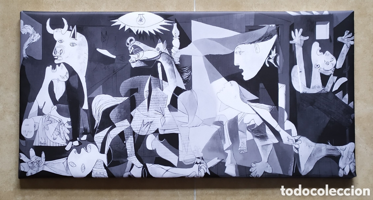 Vintage: Cuadro replica EL GUERNICA - Foto 1