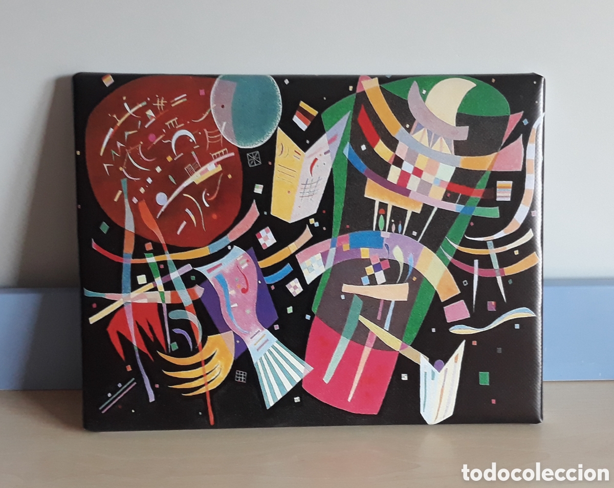 Vintage: Cuadro REPLICA inspirado en Kandinsky - Foto 1