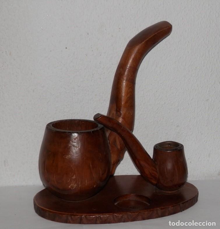 Vintage: PIPAS DECORATIVAS EN MADERA - Foto 1