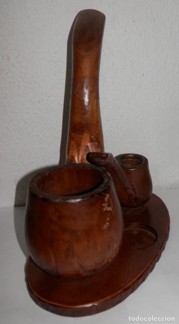 Vintage: PIPAS DECORATIVAS EN MADERA - Foto 3