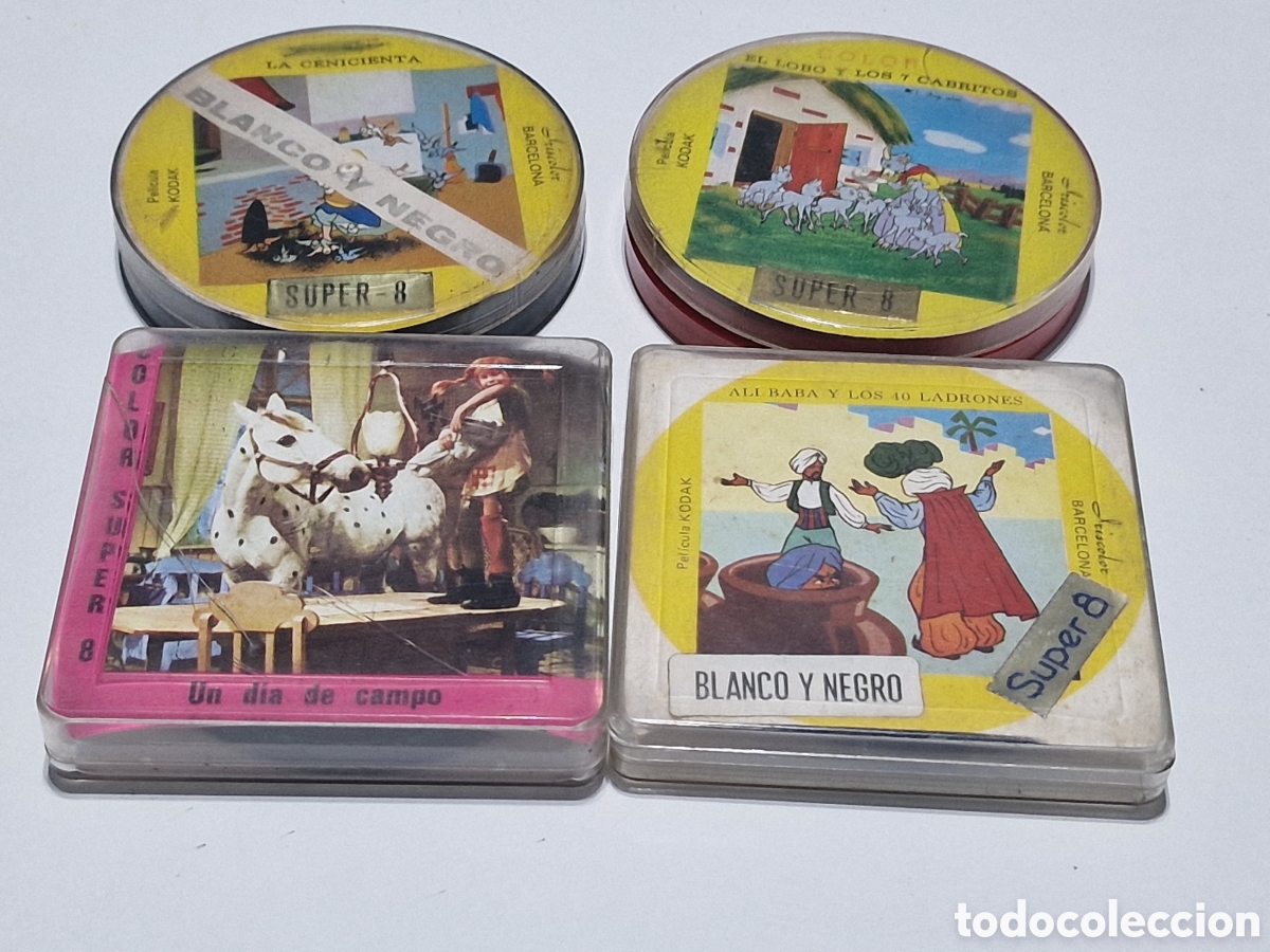 4 Pel&iacute;cula vintage s&uacute;per 8