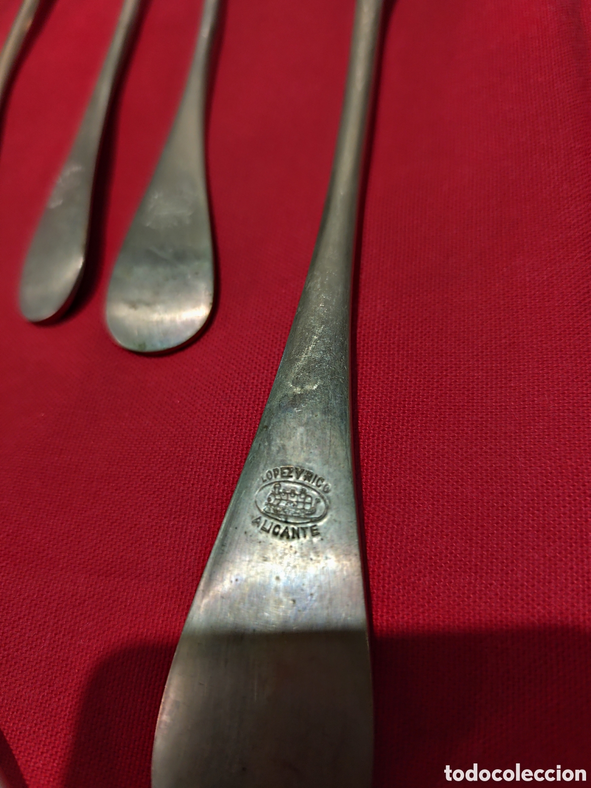 Vintage: RESTO DE CUBERTERIA DE ALPACA - Foto 4