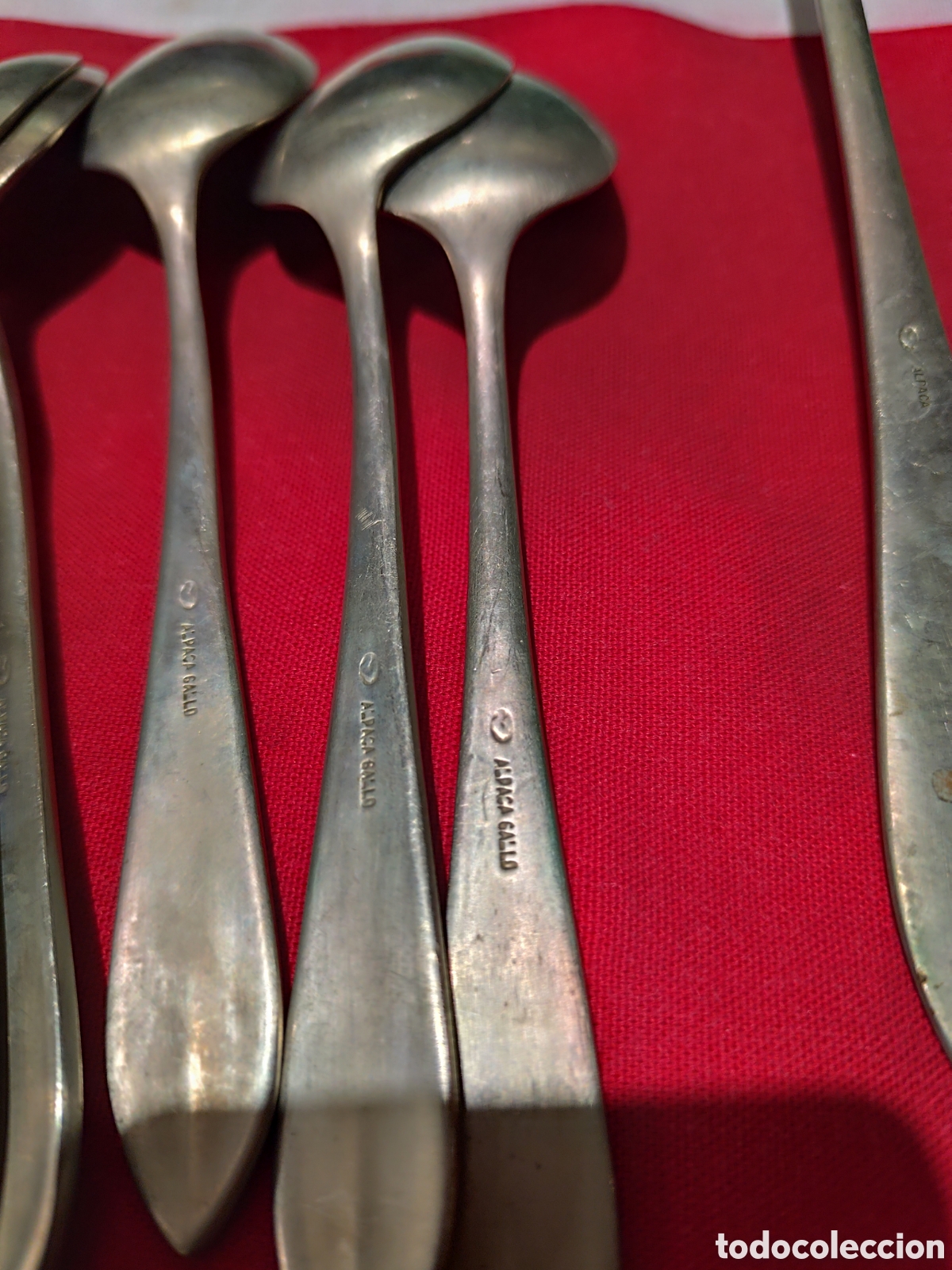 Vintage: RESTO DE CUBERTERIA DE ALPACA - Foto 6
