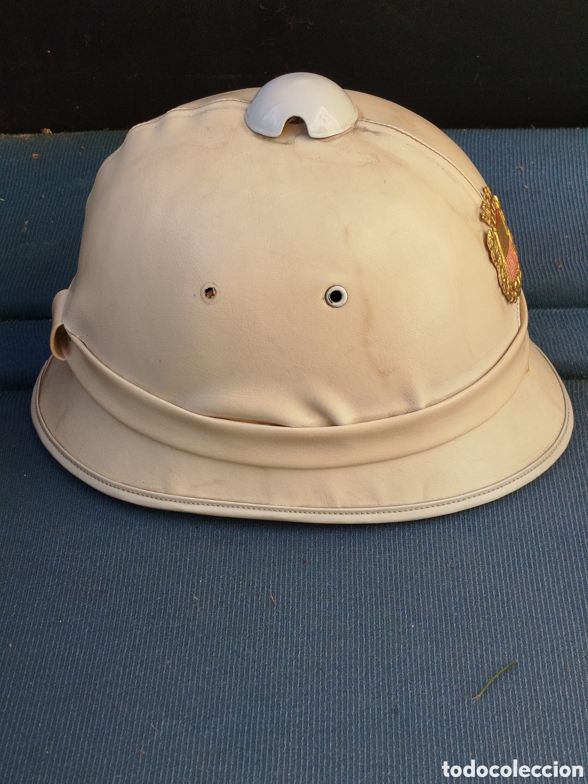 Vintage: Casco Saracof de polic&iacute;a - Foto 3