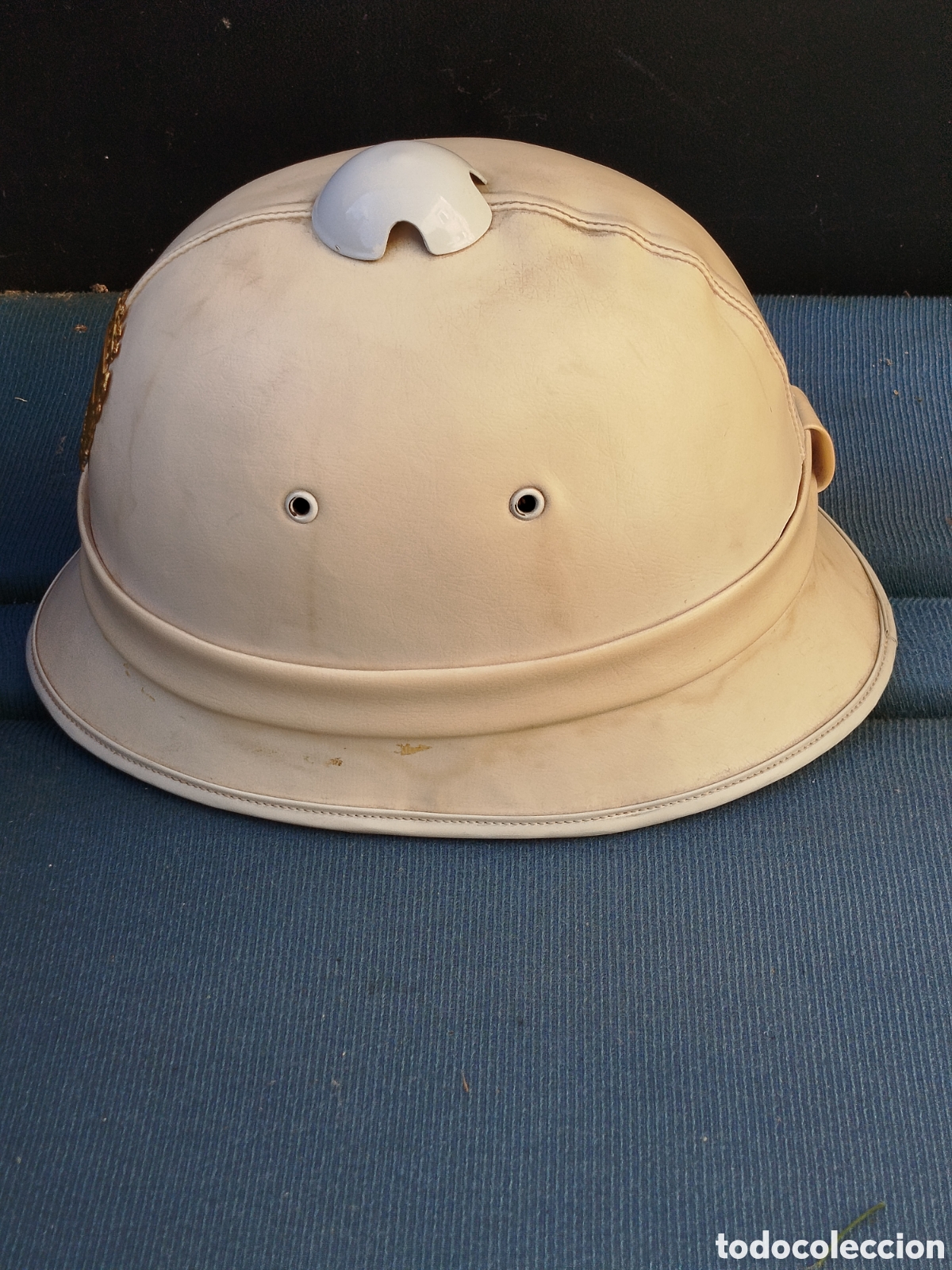 Vintage: Casco Saracof de polic&iacute;a - Foto 4