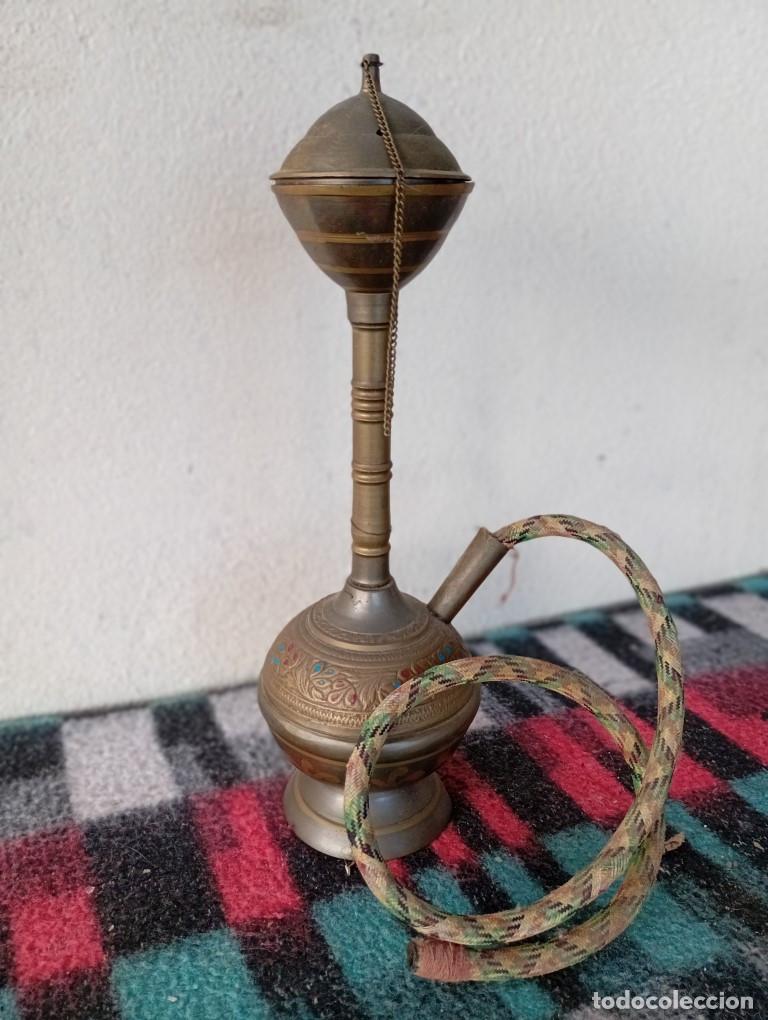 Vintage: cachimba de metal repujado - Foto 3
