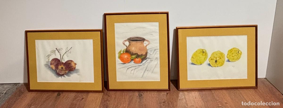 Vintage: CUADROS BODGON CON FIRMA 43X33 LAMINA