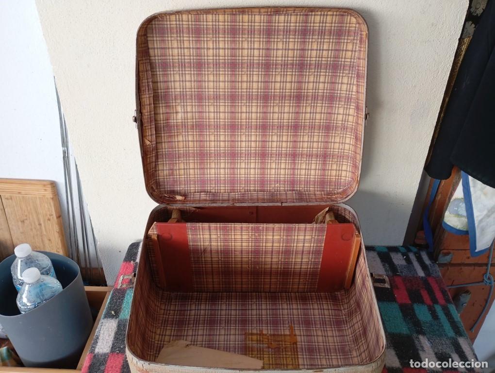 Vintage: maleta de viaje antigua - Foto 4