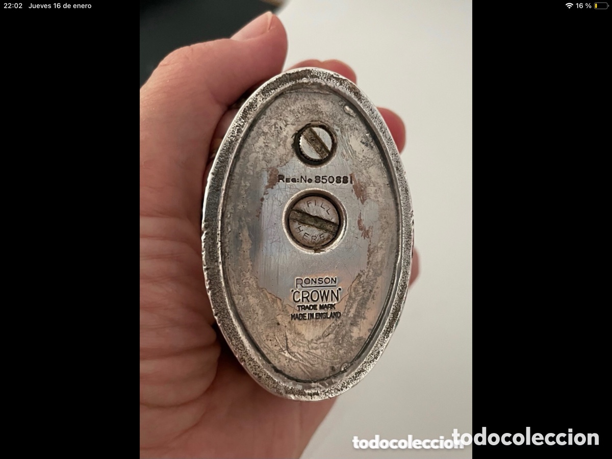Vintage: Encendedor de mesa Ronson Crown - Foto 3