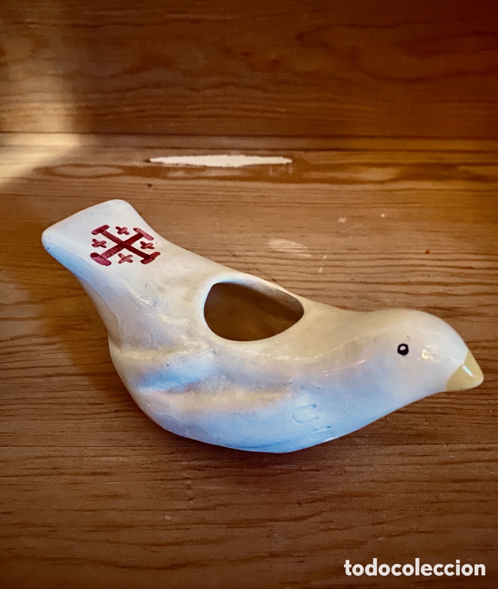 Vintage: P&aacute;jaro cer&aacute;mico vintage