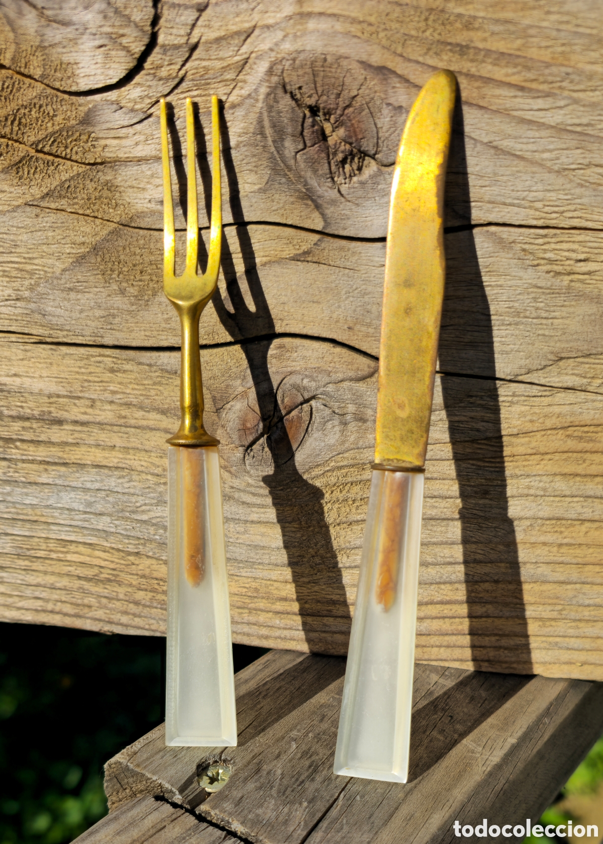 Vintage: Cuchillo y tenedor vintage - Foto 1