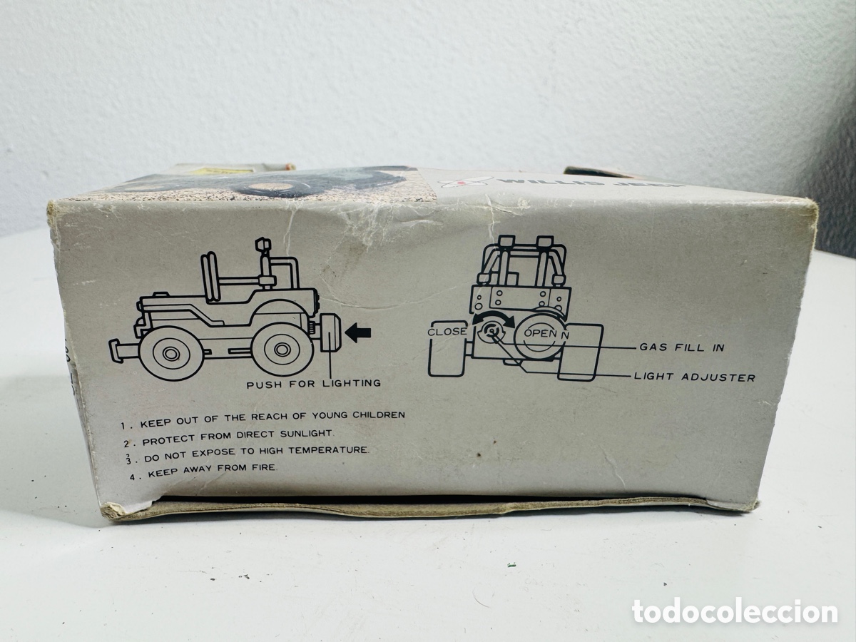 Vintage: Willis Jeep Lighter Japan - Foto 7