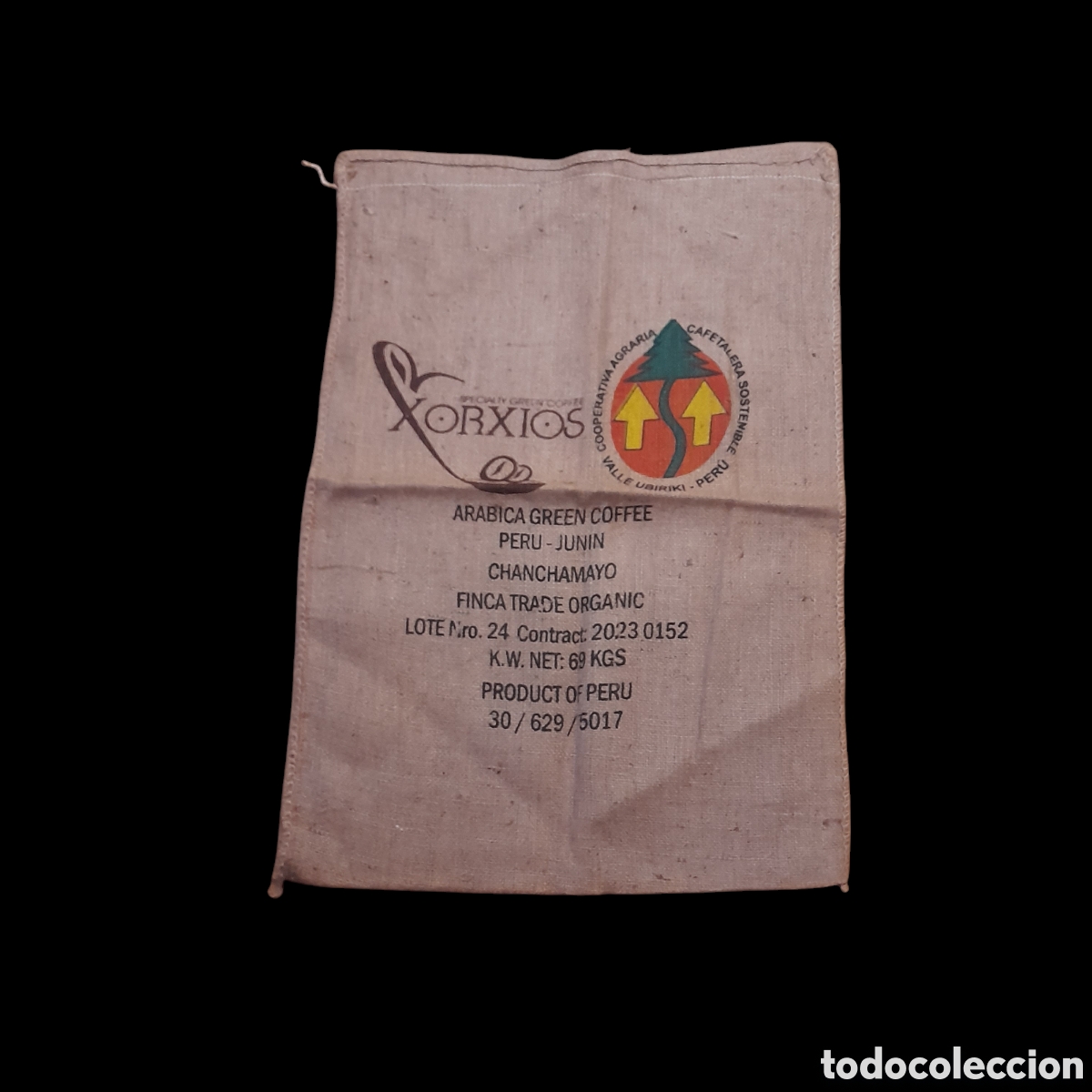 Vintage: Saco de cafe (arpillera). - Foto 1