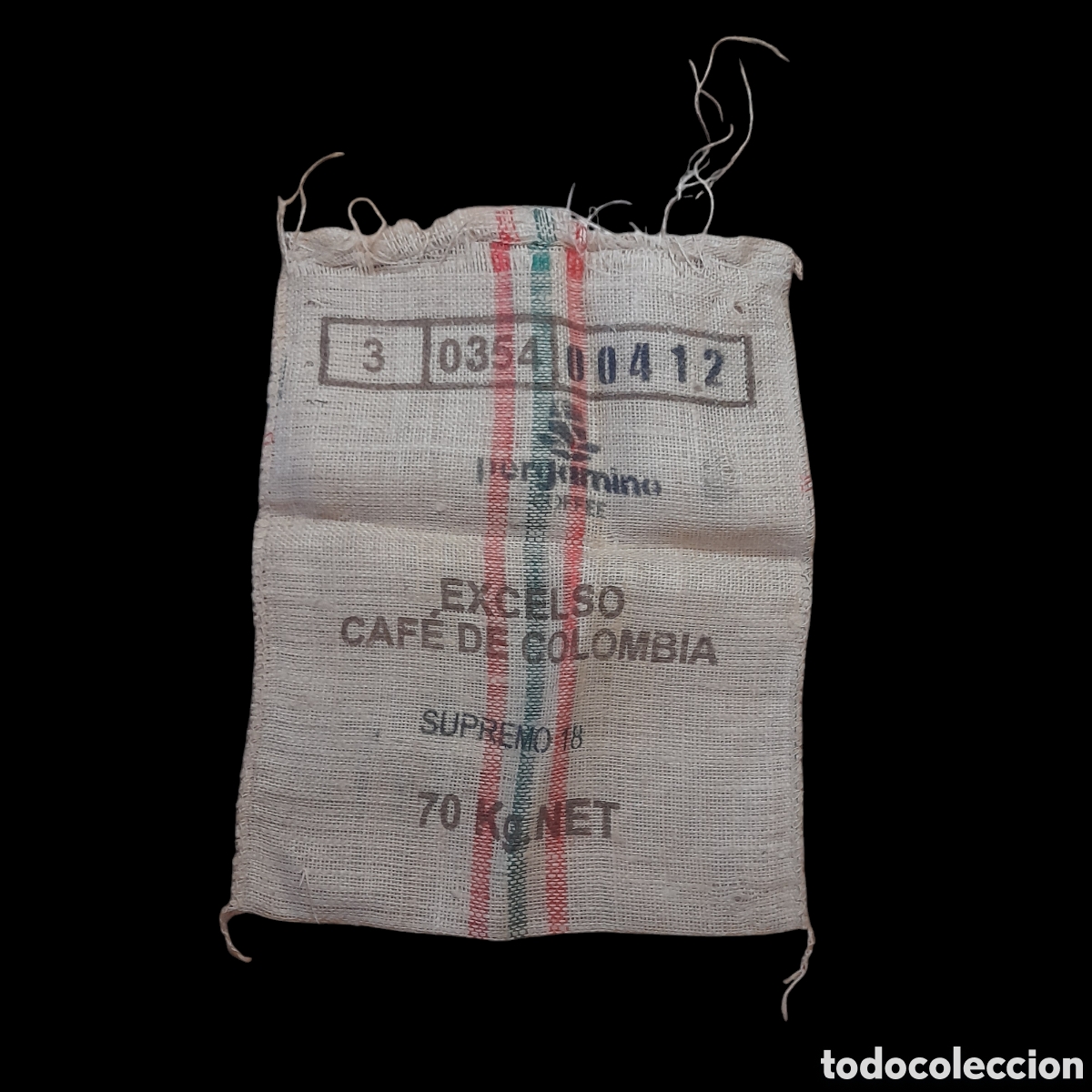 Vintage: Saco de cafe (arpillera. - Foto 2