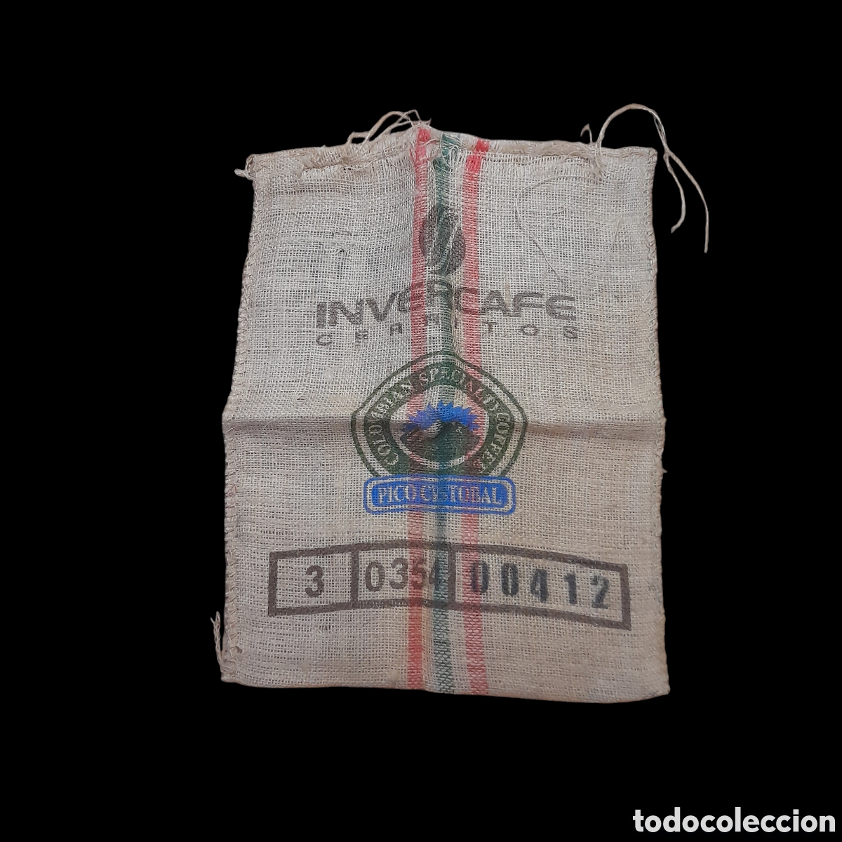 Vintage: Saco de cafe (arpillera). - Foto 1