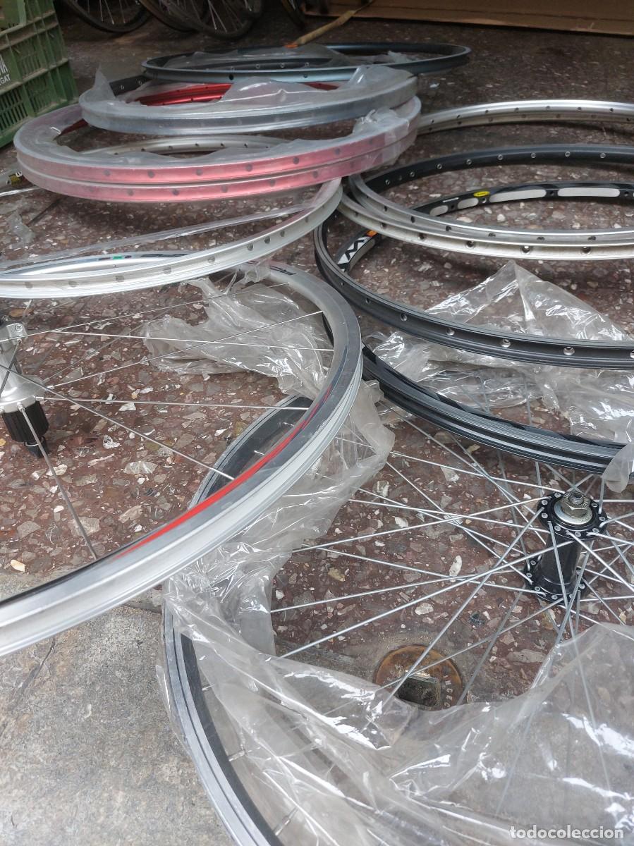 Vintage: LOTE DE RUEDAS Y AROS DE BICICLETAS - Foto 4