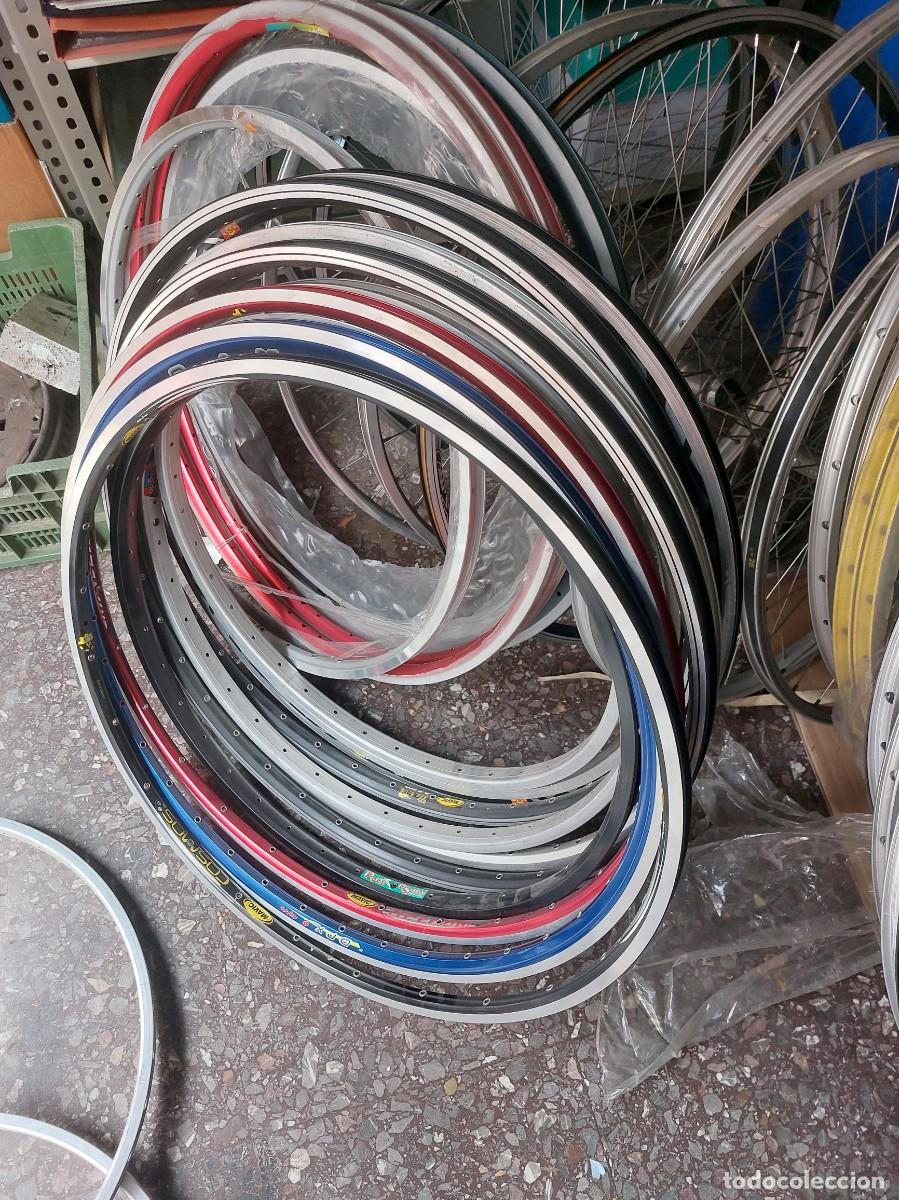 Vintage: LOTE DE RUEDAS Y AROS DE BICICLETAS - Foto 8