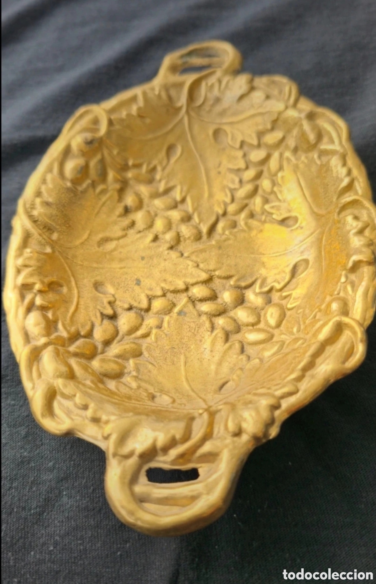 Vintage: Bandeja de laton vintage - Foto 2