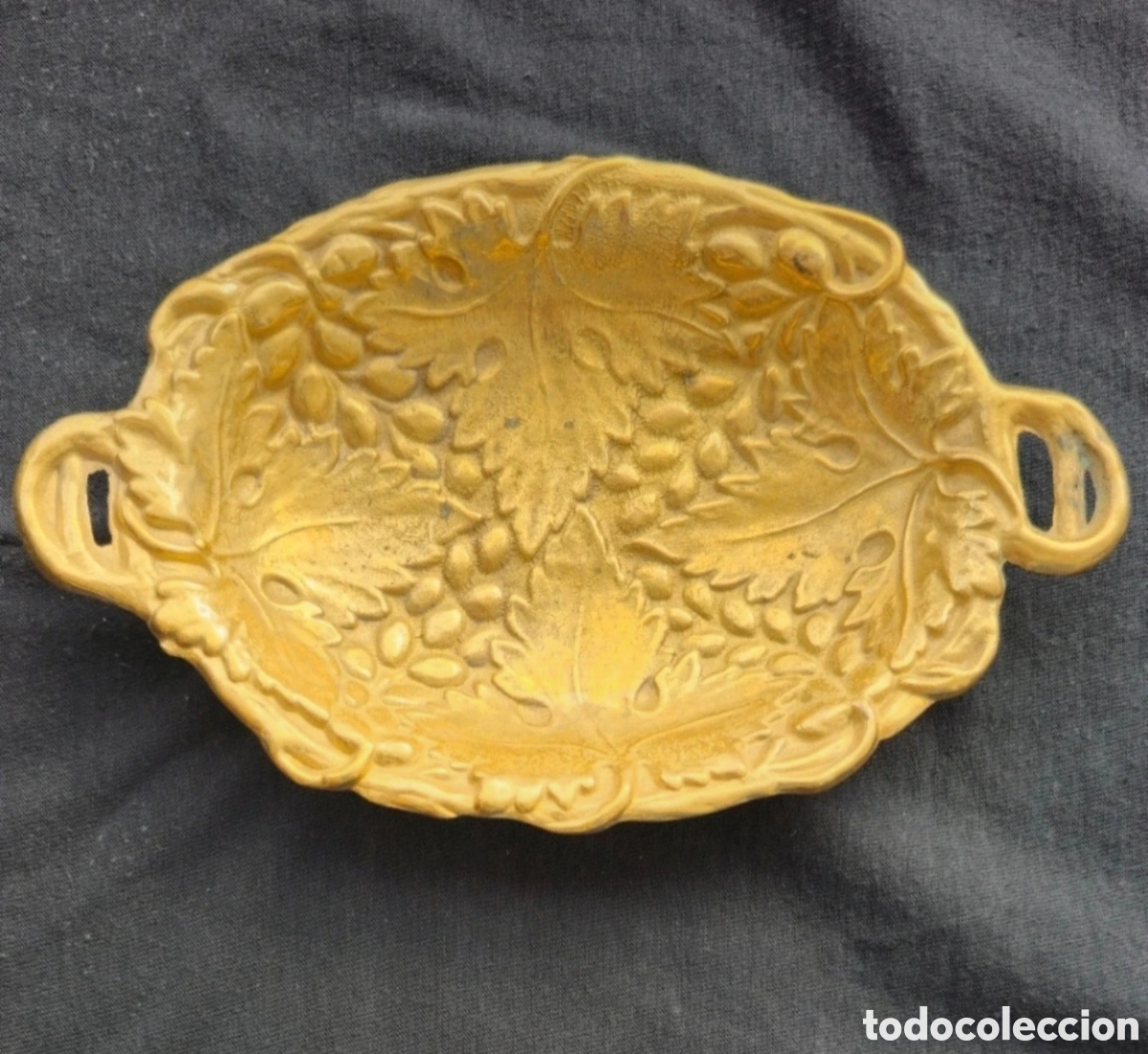 Vintage: Bandeja de laton vintage