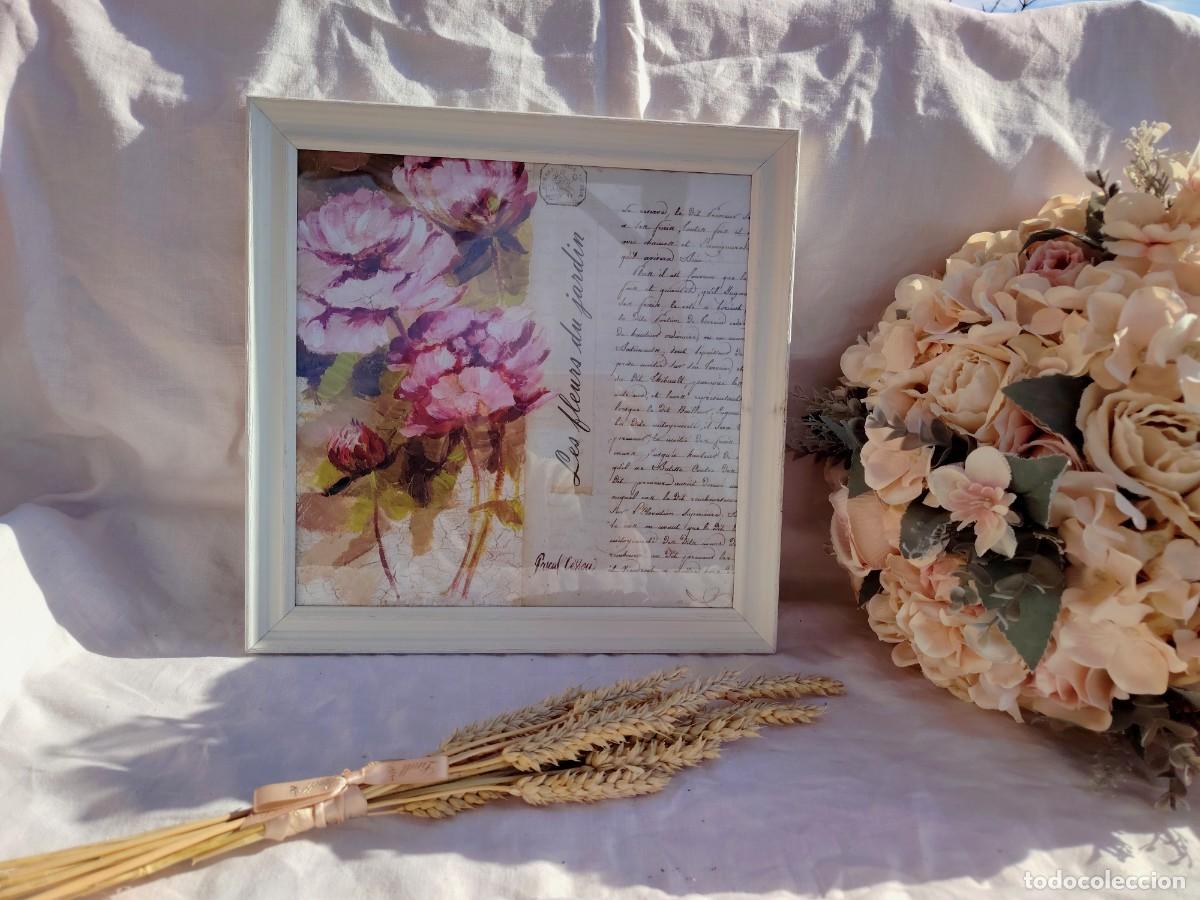Vintage: Cuadro decorativo floral - Foto 1
