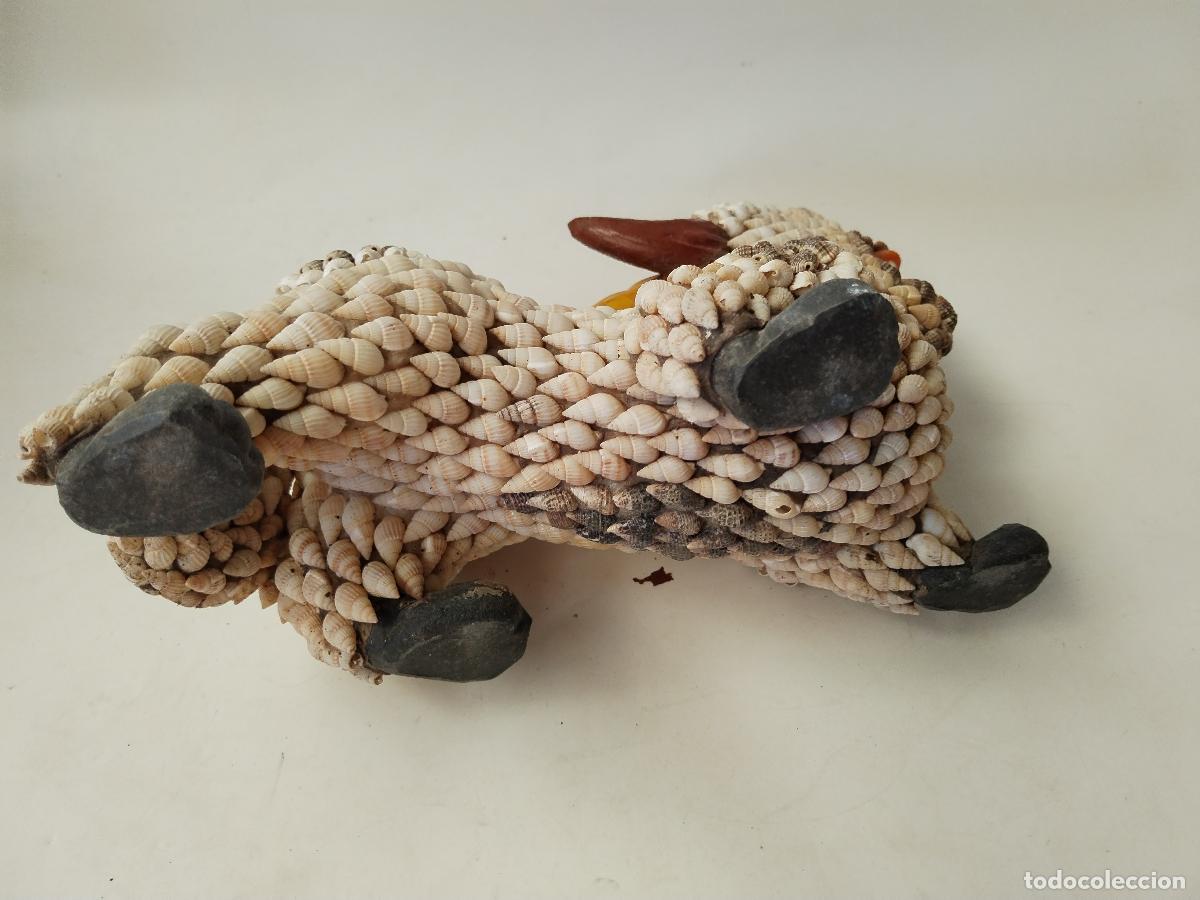 Vintage: dragon chino perro foo de caracolas de mar - Foto 3