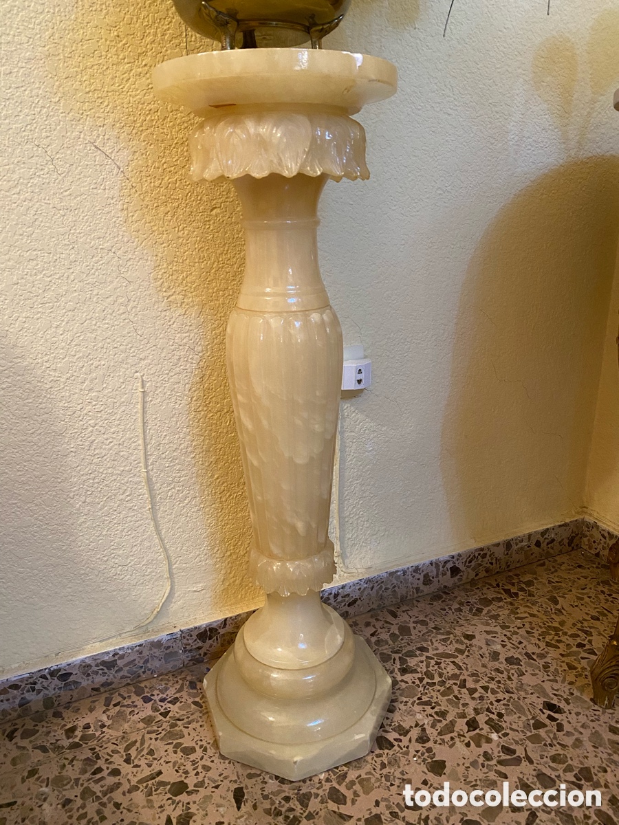 Vintage: Columna de alabastro - Foto 1