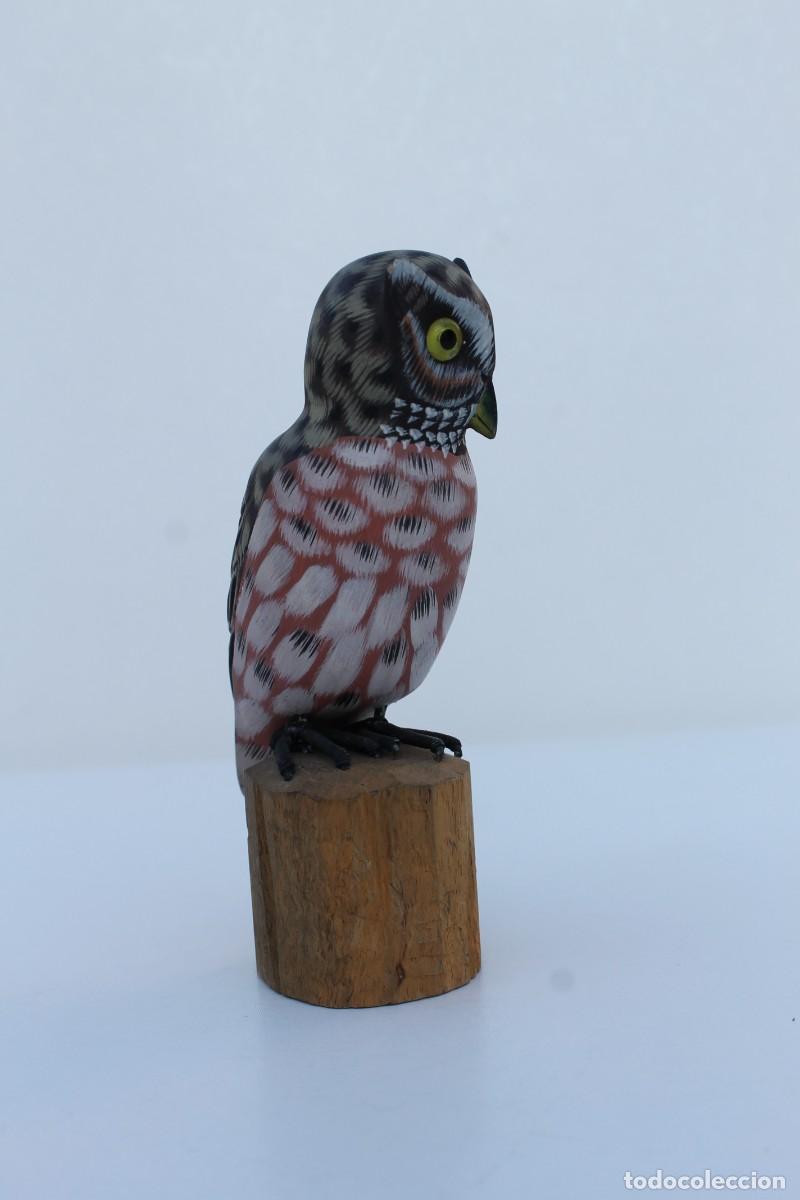 Vintage: BUHO O LECHUZA DE MADERA - Foto 2