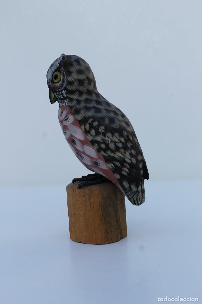 Vintage: BUHO O LECHUZA DE MADERA - Foto 3