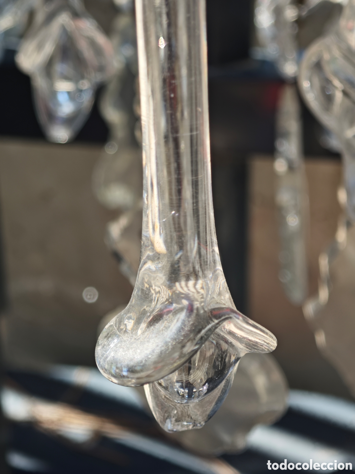 Vintage: Lampara ara&ntilde;a cristal - Foto 8