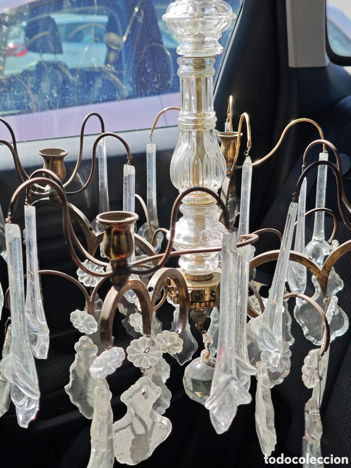Vintage: Lampara ara&ntilde;a cristal - Foto 20