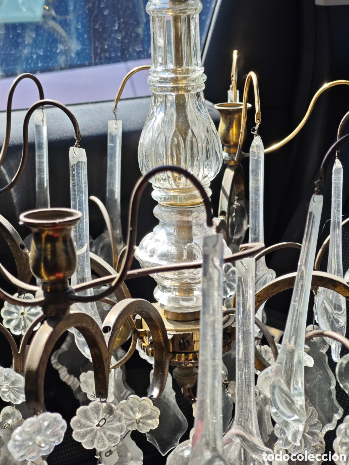 Vintage: Lampara ara&ntilde;a cristal - Foto 21