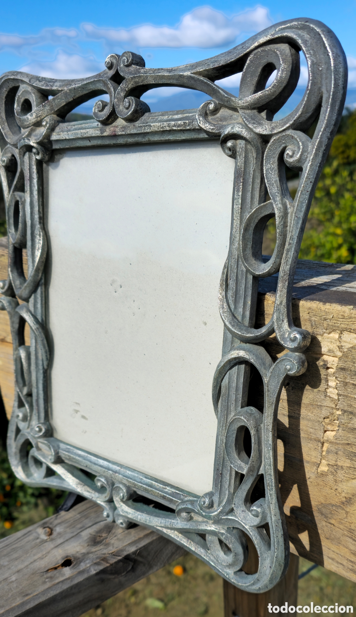 Vintage: Marco peltre fotograf&iacute;as