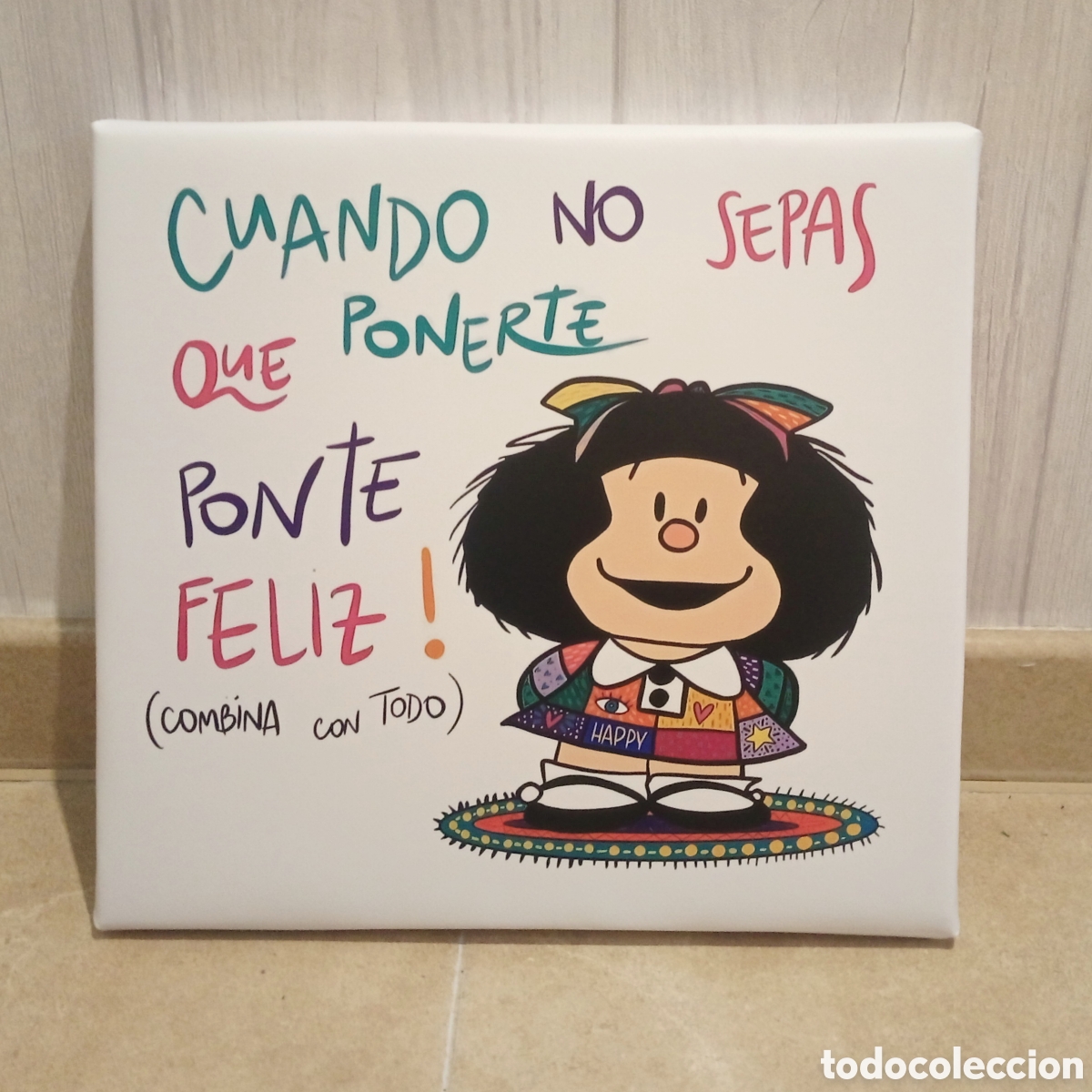 Vintage: Cuadro cartel MAFALDA - Foto 1