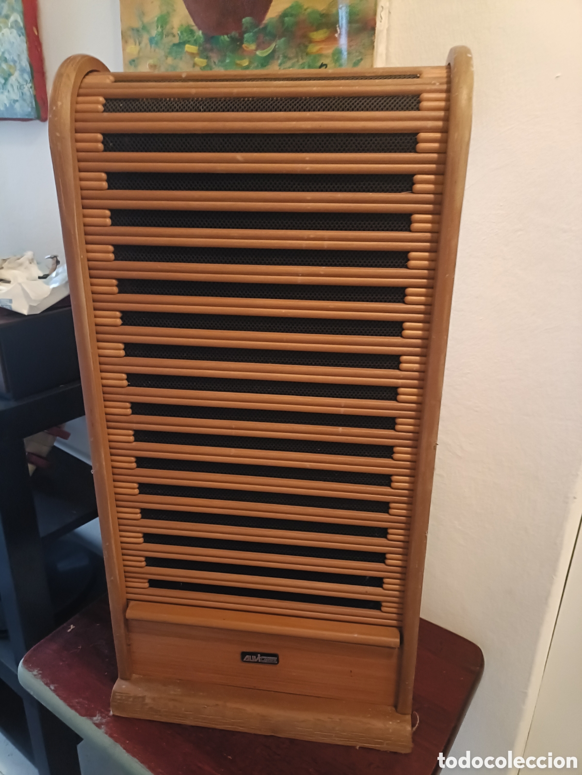 Vintage: MUEBLE CON PERSIANA PARA CASETE - Foto 2