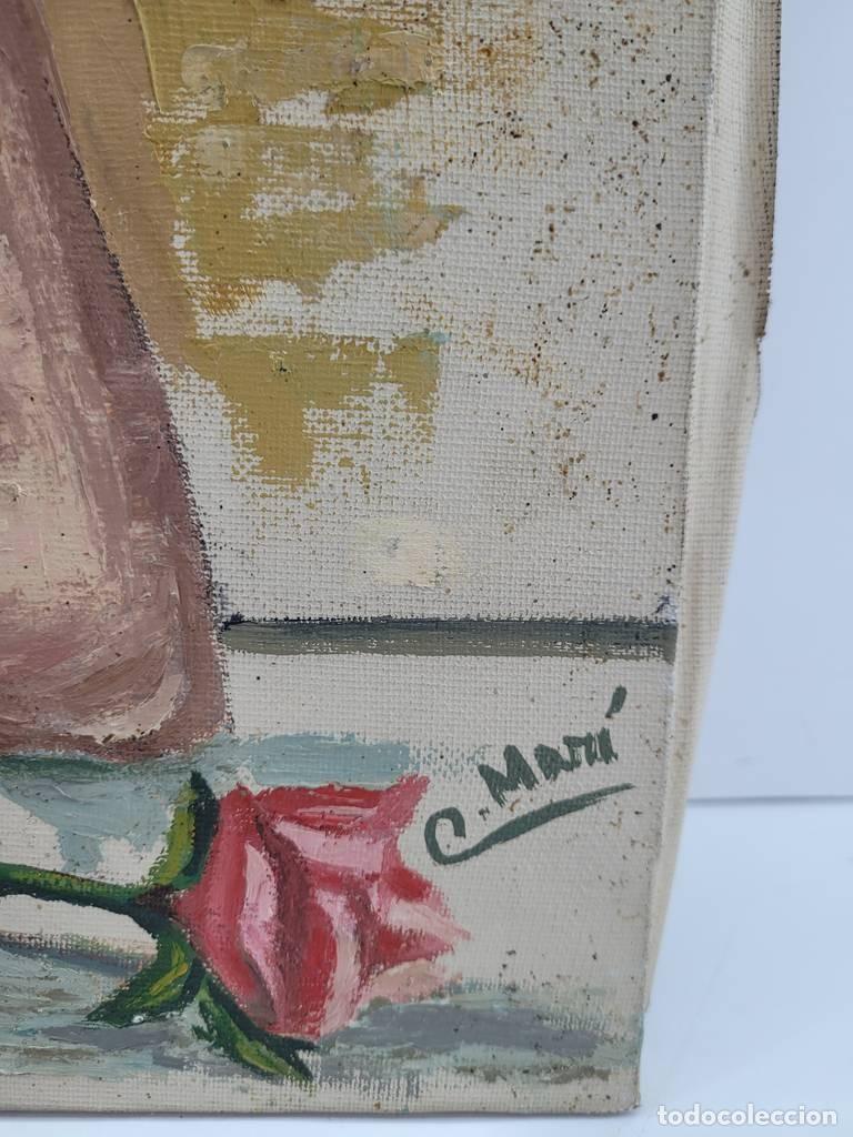 Vintage: CUADRO PINTADO AL &Oacute;LEO - Foto 2