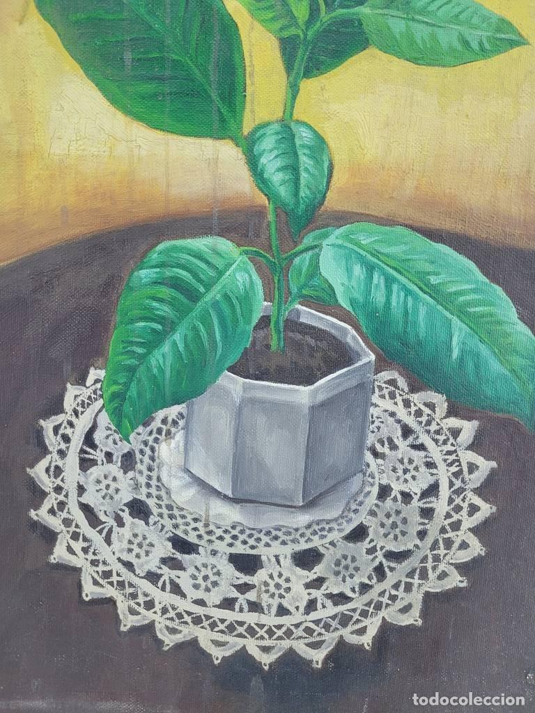 Vintage: CUADRO PINTADO AL &Oacute;LEO - Foto 3