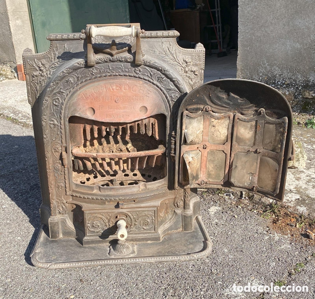 Vintage: Chimenea Salamandra antigua - Foto 7