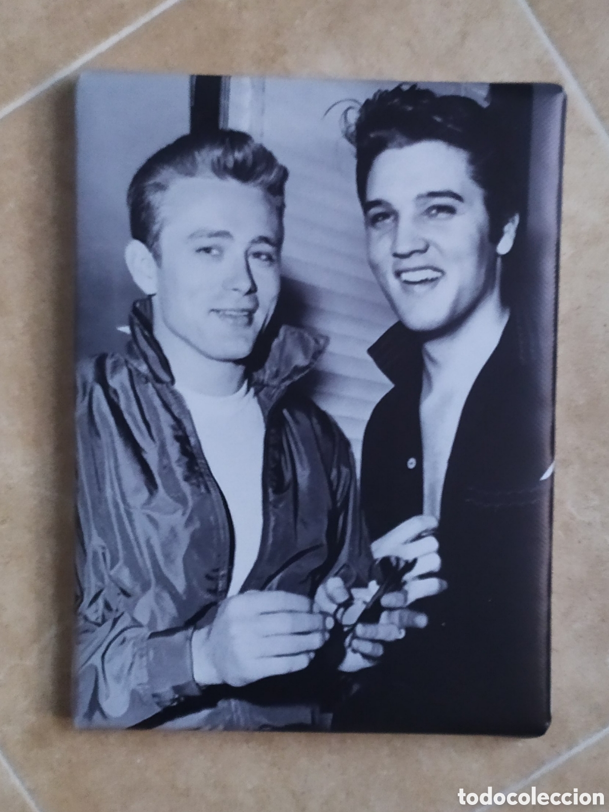 Vintage: Cuadro ELVIS PRESLEY y JAMES DEAN - Foto 1