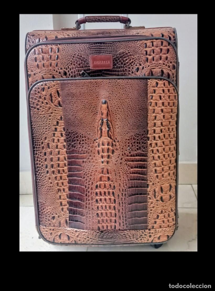 Vintage: Maleta skay cocodrilo - Foto 4