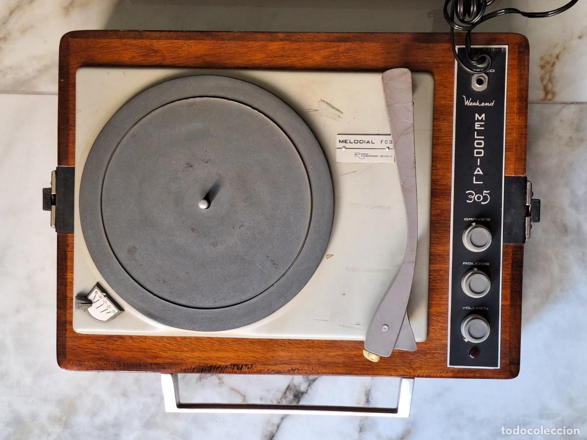 Vintage: Antiguo Tocadiscos Melodial 305 Hispano Suiza - Foto 5