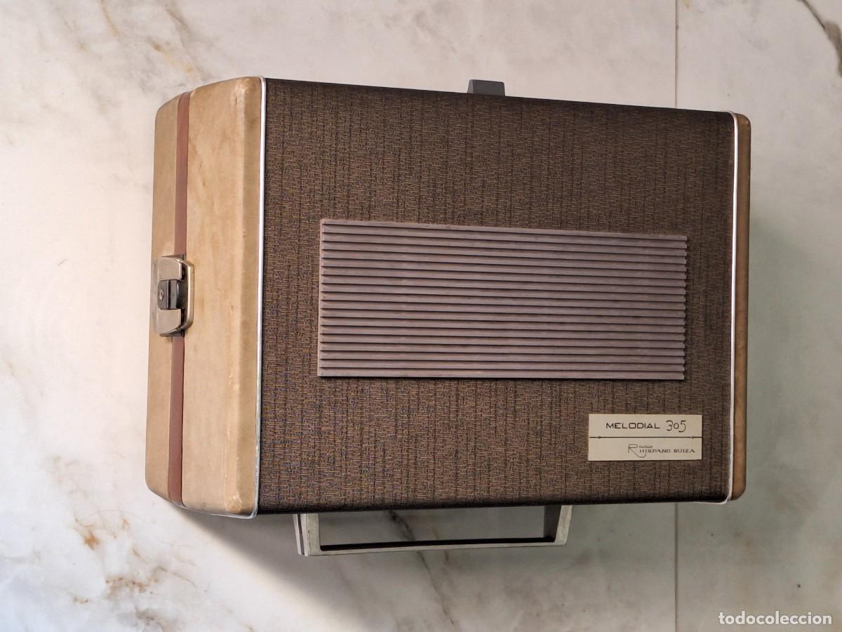Vintage: Antiguo Tocadiscos Melodial 305 Hispano Suiza - Foto 7